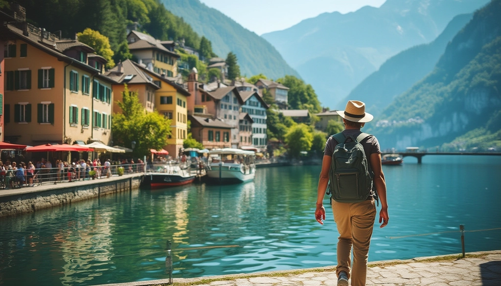 阿爾卑斯山下的小鎮安錫(Annecy)湖畔 阿爾卑斯山下的小鎮安錫(Annecy)湖畔