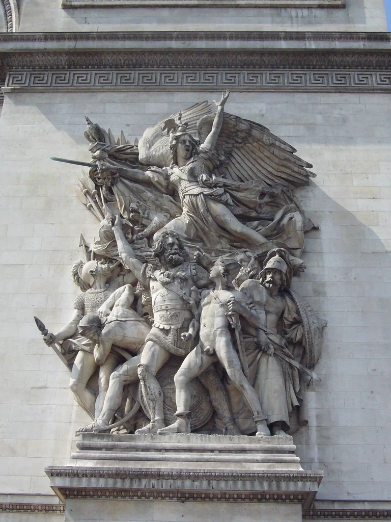 Arc-de-Triomphe3 凱旋門的四面都刻有大型浮雕,描繪了法國歷史上的重要事件