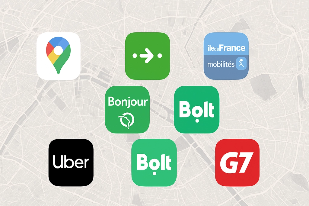 巴黎人常用的交通APP