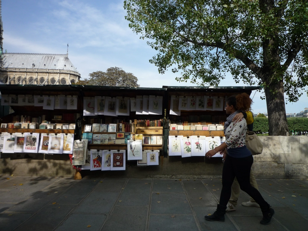 塞納河畔的舊書攤