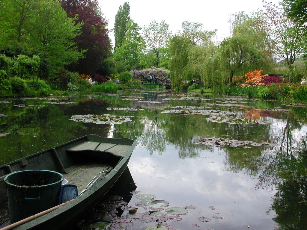 吉維尼莫內花園的綠色日本橋