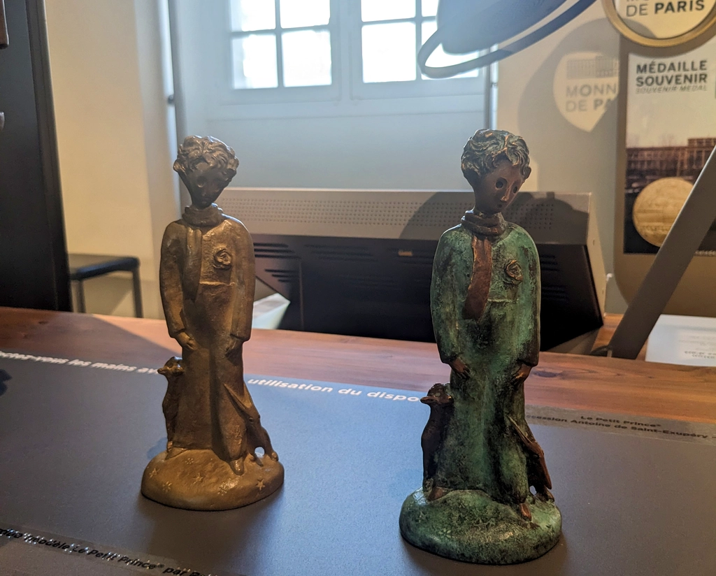 法國造幣廠所展示的小王子雕像脫模