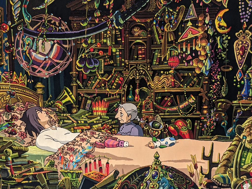 國際掛毯城和國際藝術家合作的作品展示