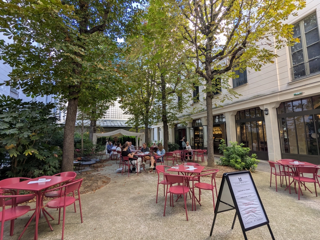 雨果故居博物館的庭園