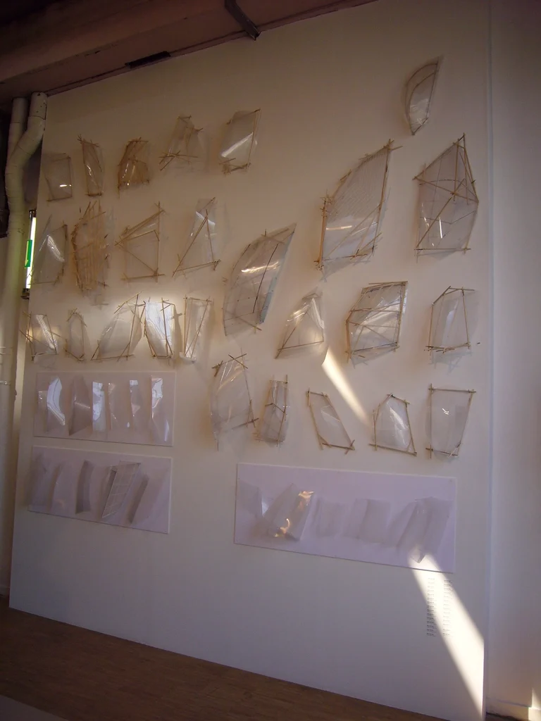 Pavillon Arsenal 展廳裡的建築概念模型