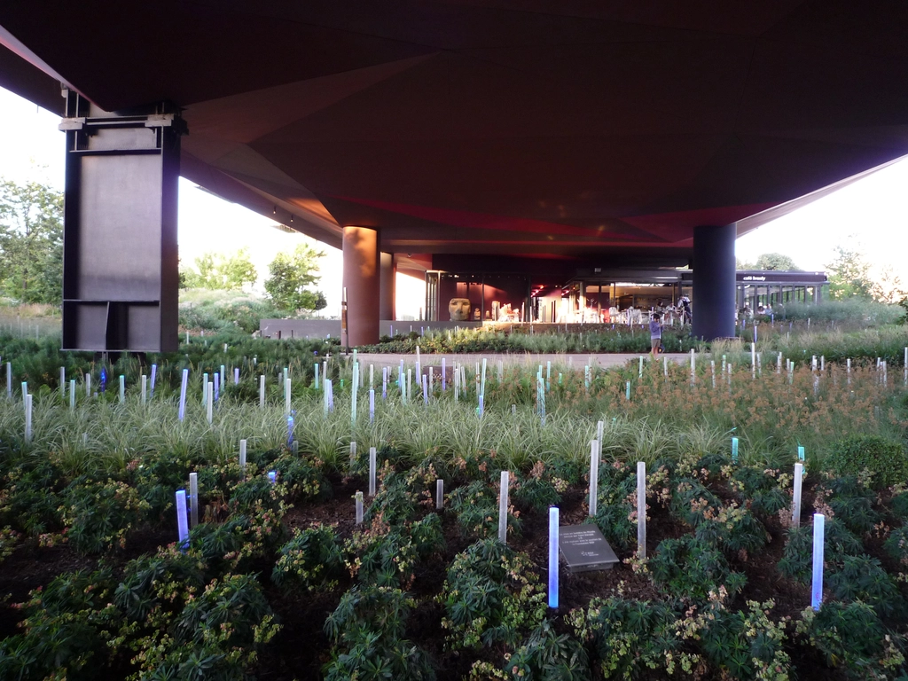 布朗利博物館展廳的花園