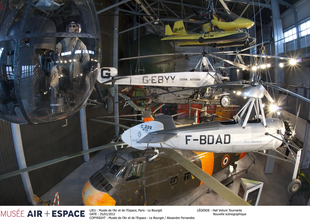 巴黎航空博物館的飛機展示