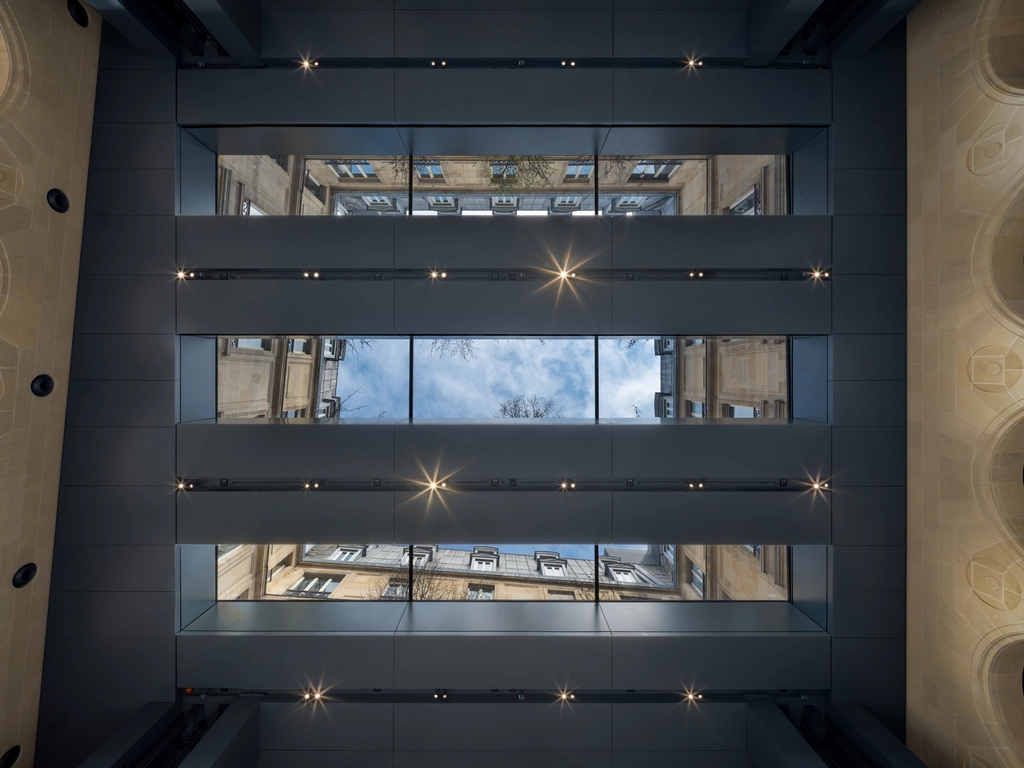 La Fondation Cartier 新址內部建築結構