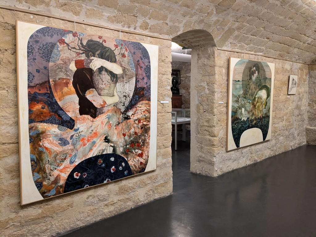 泰勒基金會 (Fondation TAYLOR)展出的 Florence DUSSUYER 畫作