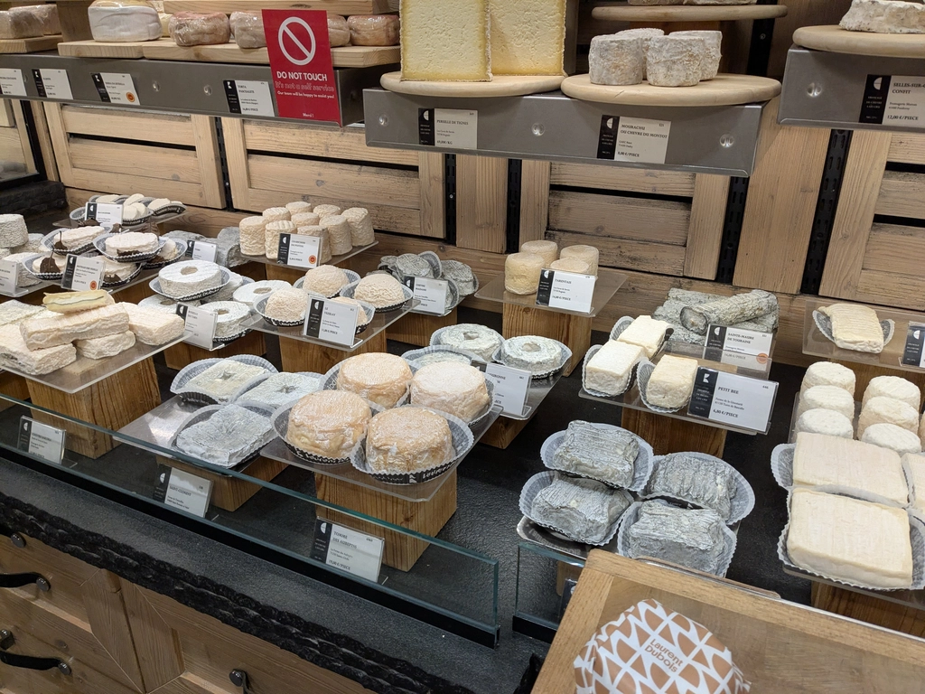 Laurent Dubois 精選的不同產地的乳酪