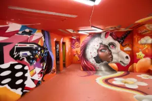 Zoo Art Show 展區的多樣風格的沉浸式空間