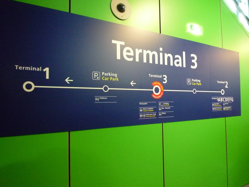 巴黎戴高樂機場的機場電車 CDGVAL 地圖