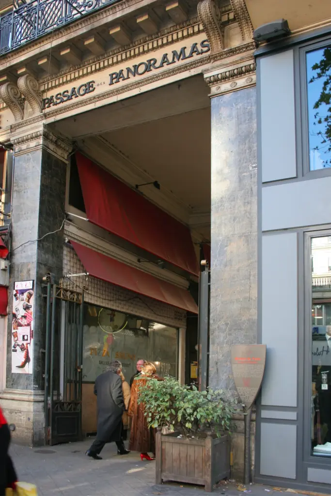 巴黎全景廊街 Passage des Panoramas 入口
