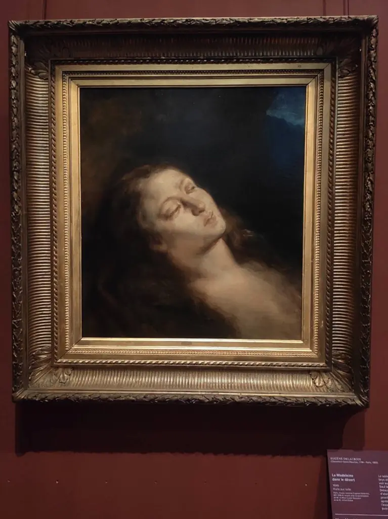 德拉克羅瓦美術館的《荒漠中的瑪德蓮 (La Madeleine dans le désert)》