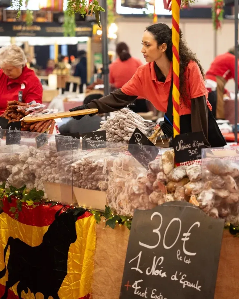 巴黎國際農業展 Salon de l'Agriculture 的熟食肉品攤位